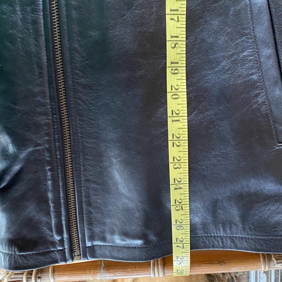 Sea Dream Black Genuine Leather Coat with Removable Thinsulate Liner - Picture 16 of 16